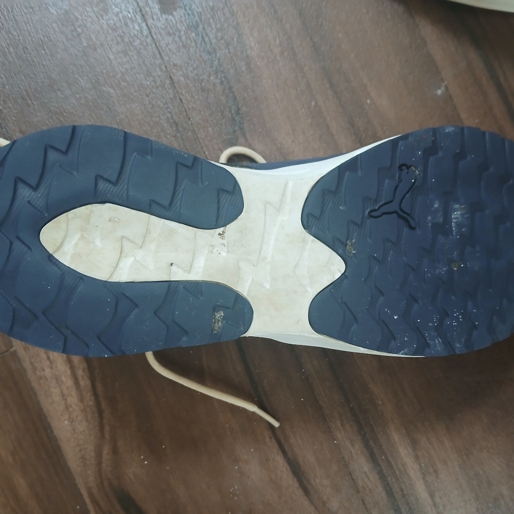 Puma Men's Tan and Navy Sneakers - Picture 6 of 6